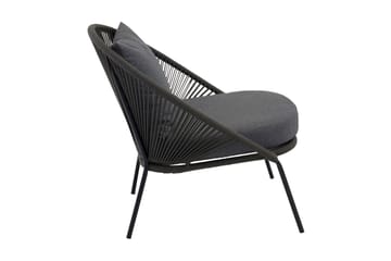 Lindos Utefåtölj Svart - Venture Home - Utemöbler & utemiljö - Utestol & trädgårdsstol - Utefåtölj & loungefåtölj