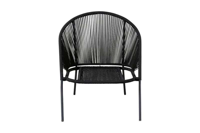 Lindos Utefåtölj Svart - Venture Home - Utemöbler & utemiljö - Utestol & trädgårdsstol - Utefåtölj & loungefåtölj