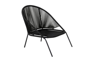 Lindos Utefåtölj Svart - Venture Home - Utemöbler & utemiljö - Utestol & trädgårdsstol - Utefåtölj & loungefåtölj