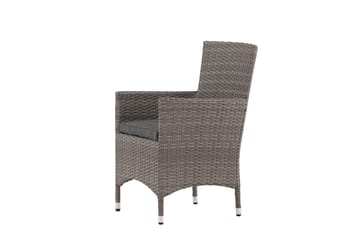 Malin Karmstol Utomhus - Grå - Utemöbler & utemiljö - Utestol & trädgårdsstol - Utefåtölj & loungefåtölj