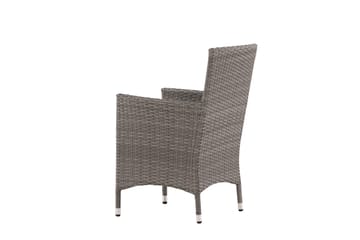 Malin Karmstol Utomhus - Grå - Utemöbler & utemiljö - Utestol & trädgårdsstol - Utefåtölj & loungefåtölj