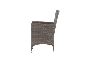 Malin Karmstol Utomhus - Grå - Utemöbler & utemiljö - Utestol & trädgårdsstol - Utefåtölj & loungefåtölj