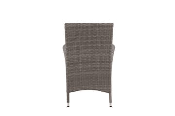 Malin Karmstol Utomhus - Grå - Utemöbler & utemiljö - Utestol & trädgårdsstol - Utefåtölj & loungefåtölj