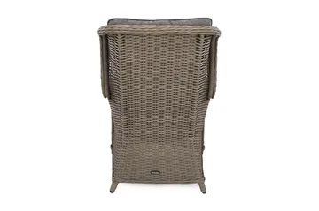 Marcus Öronlappsfåtölj - Grå / Grå dynor - Utemöbler & utemiljö - Utestol & trädgårdsstol - Utefåtölj & loungefåtölj