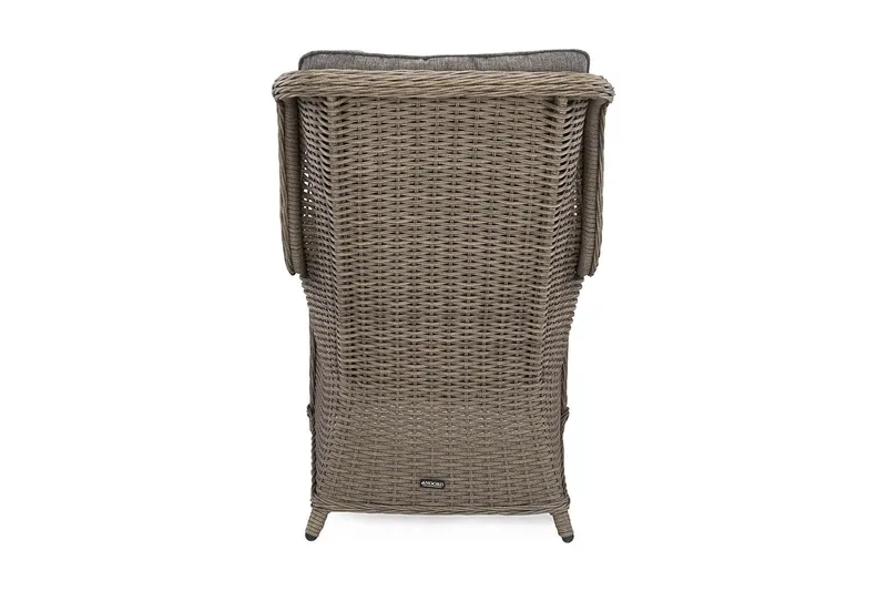 Marcus Öronlappsfåtölj - Grå / Grå dynor - Utemöbler & utemiljö - Utestol & trädgårdsstol - Utefåtölj & loungefåtölj