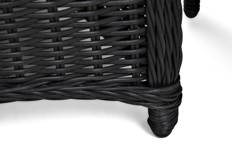 Marcus Caféset med 2 Fåtöljer m Dyna - Svart - Utemöbler & utemiljö - Loungemöbler - Loungestol utomhus