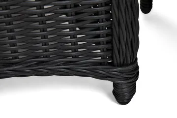 Marcus Caféset med 2 Fåtöljer m Dyna - Svart - Utemöbler & utemiljö - Loungemöbler - Loungestol utomhus