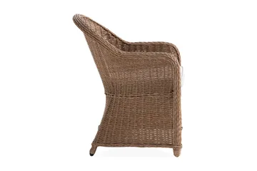 Marcus Light Fåtölj m Dyna - Natur Brun - Utemöbler & utemiljö - Utestol & trädgårdsstol - Utefåtölj & loungefåtölj