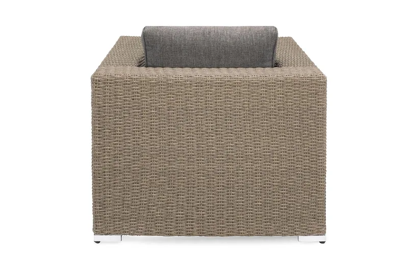 Marcus Loungefåtölj med Dyna - Utefåtölj Rotting Utemöbler - Grå - Utemöbler & utemiljö - Utestol & trädgårdsstol - Utefåtölj & loungefåtölj