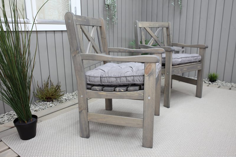 Olivo Utefåtölj - Grå - Utemöbler & utemiljö - Utestol & trädgårdsstol - Utefåtölj & loungefåtölj