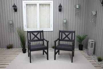 Olivo Utefåtölj - Svart - Utemöbler & utemiljö - Utestol & trädgårdsstol - Utefåtölj & loungefåtölj