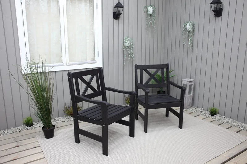 Olivo Utefåtölj - Svart - Utemöbler & utemiljö - Utestol & trädgårdsstol - Utefåtölj & loungefåtölj