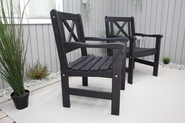 Olivo Utefåtölj - Svart - Utemöbler & utemiljö - Utestol & trädgårdsstol - Utefåtölj & loungefåtölj