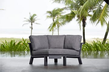 Palau HörnUtefåtölj - Grå - Utemöbler & utemiljö - Utestol & trädgårdsstol - Utefåtölj & loungefåtölj