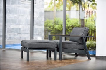 Palau Utefåtölj - Grå - Utemöbler & utemiljö - Utestol & trädgårdsstol - Utefåtölj & loungefåtölj