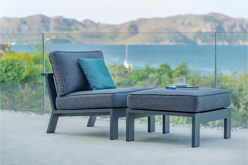 Palau Utefåtölj - Grå - Utemöbler & utemiljö - Utestol & trädgårdsstol - Utefåtölj & loungefåtölj