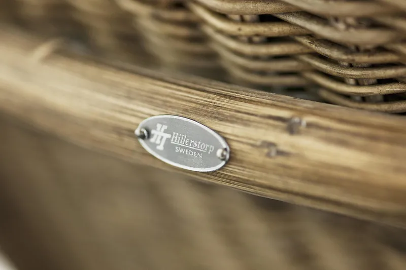 Praktö Fåtölj med Fotpall Naturrotting - Hillerstorp - Utemöbler & utemiljö - Loungemöbler - Loungestol utomhus