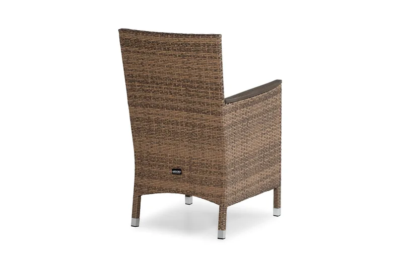 Thor Lyx Utefåtölj med Armledare - Loungefåtölj för Utemöbler i Konstrotting - Brun - Utemöbler & utemiljö - Utestol & trädgårdsstol - Utefåtölj & loungefåtölj