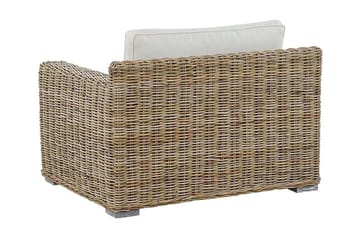 Utefåtölj Apriliana 2-pack - Konstrotting/Ljusbrun - Utemöbler & utemiljö - Utestol & trädgårdsstol - Utefåtölj & loungefåtölj
