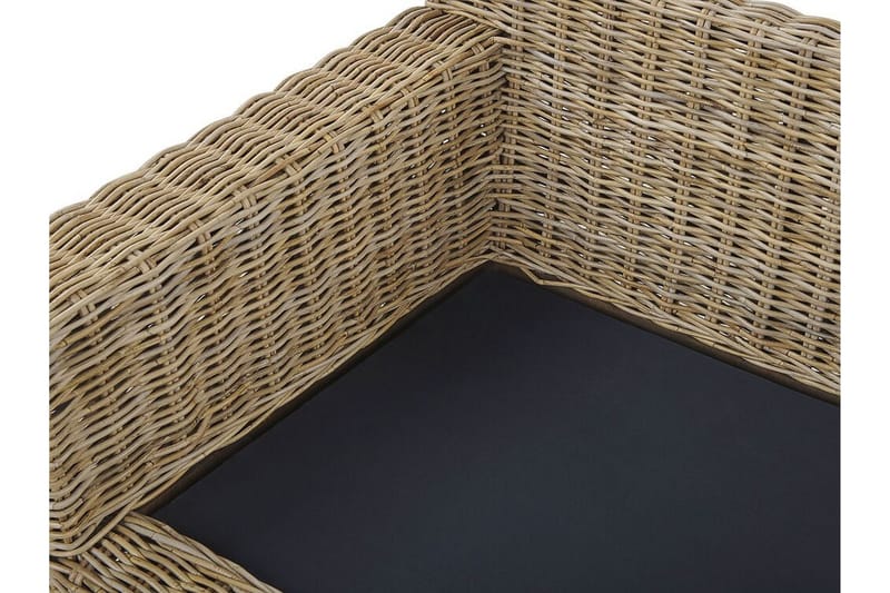 Utefåtölj Apriliana 2-pack - Konstrotting/Ljusbrun - Utemöbler & utemiljö - Utestol & trädgårdsstol - Utefåtölj & loungefåtölj