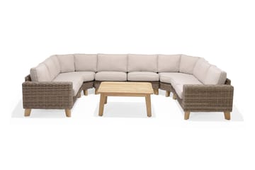 Utefåtölj Bahamas - Beige - Utemöbler & utemiljö - Utestol & trädgårdsstol - Utefåtölj & loungefåtölj