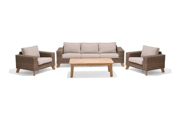 Utefåtölj Bahamas - Beige - Utemöbler & utemiljö - Utestol & trädgårdsstol - Utefåtölj & loungefåtölj