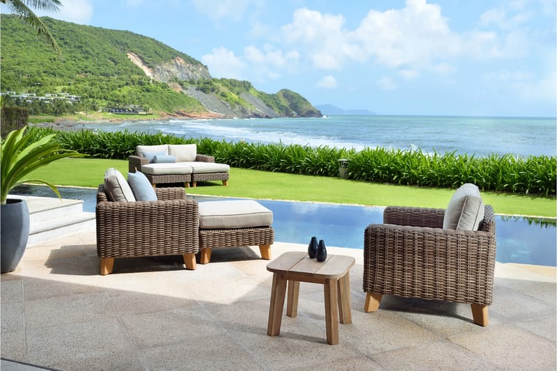 Utefåtölj Bahamas - Beige - Utemöbler & utemiljö - Utestol & trädgårdsstol - Utefåtölj & loungefåtölj