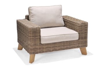 Utefåtölj Bahamas - Beige - Utemöbler & utemiljö - Utestol & trädgårdsstol - Utefåtölj & loungefåtölj