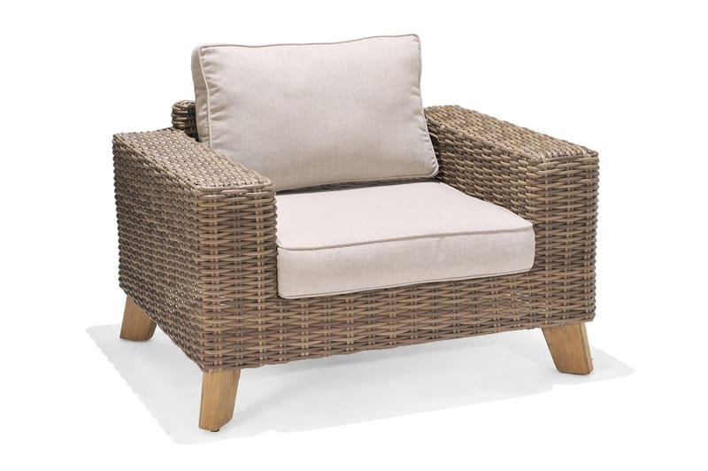 Utefåtölj Bahamas - Beige - Utemöbler & utemiljö - Utestol & trädgårdsstol - Utefåtölj & loungefåtölj
