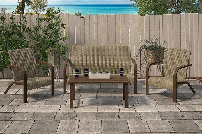 Utefåtölj Grå - Dorel Home - Utemöbler & utemiljö - Utestol & trädgårdsstol - Utefåtölj & loungefåtölj