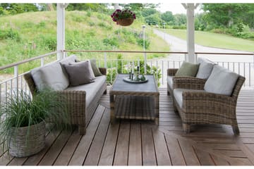 Utefåtölj Hillerstorp Dallas - Gråbeige - Utemöbler & utemiljö - Utestol & trädgårdsstol - Utefåtölj & loungefåtölj