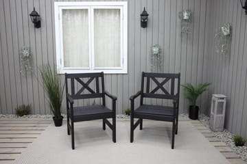 Utefåtölj Olivo - Svart - Utemöbler & utemiljö - Utestol & trädgårdsstol - Utefåtölj & loungefåtölj