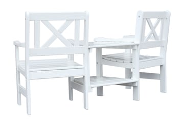 Utefåtölj Olivo - Vit - Utemöbler & utemiljö - Utestol & trädgårdsstol - Utefåtölj & loungefåtölj