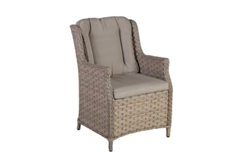 Utefåtölj PACIFIC med kuddar 615x715xH91 gråbeige - Utemöbler & utemiljö - Utestol & trädgårdsstol - Utefåtölj & loungefåtölj