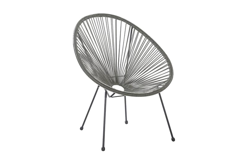 Utestol Cayaco 2-pack - Konstrotting/Mörkgrå - Utemöbler & utemiljö - Utestol & trädgårdsstol - Utefåtölj & loungefåtölj