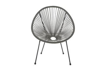 Utestol Cayaco 2-pack - Konstrotting/Mörkgrå - Utemöbler & utemiljö - Utestol & trädgårdsstol - Utefåtölj & loungefåtölj