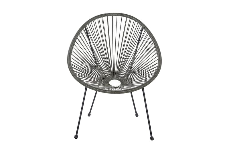 Utestol Cayaco 2-pack - Konstrotting/Mörkgrå - Utemöbler & utemiljö - Utestol & trädgårdsstol - Utefåtölj & loungefåtölj