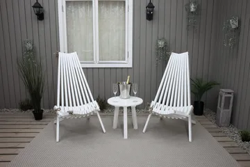 Wellner Utefåtölj - Vit - Utemöbler & utemiljö - Utestol & trädgårdsstol - Utefåtölj & loungefåtölj