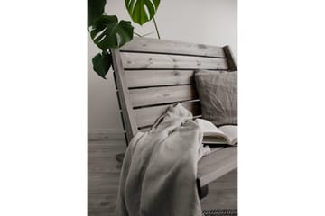 Utestol EcoFurn Granny Double Furu Oljad Grå - Grå - Utemöbler & utemiljö - Utestol & trädgårdsstol - Utefåtölj & loungefåtölj