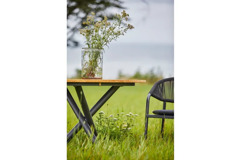 Utestol Hillerstorp Ekeryd 4-pack Antracitgrå - Utemöbler & utemiljö - Utestol & trädgårdsstol - Utefåtölj & loungefåtölj