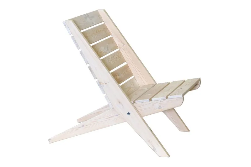 Utestol Hillerstorp Granny Furu Oljad Vit, Vit