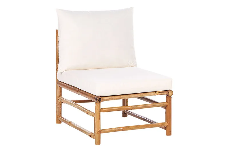 Villa Castelli Utefåtölj, Vit/Ljusbrun