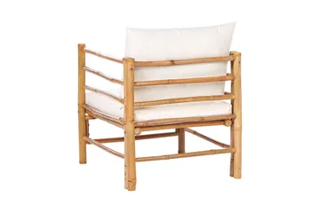 Villa Castelli Utefåtölj - Vit/Ljusbrun - Utemöbler & utemiljö - Utestol & trädgårdsstol - Utefåtölj & loungefåtölj