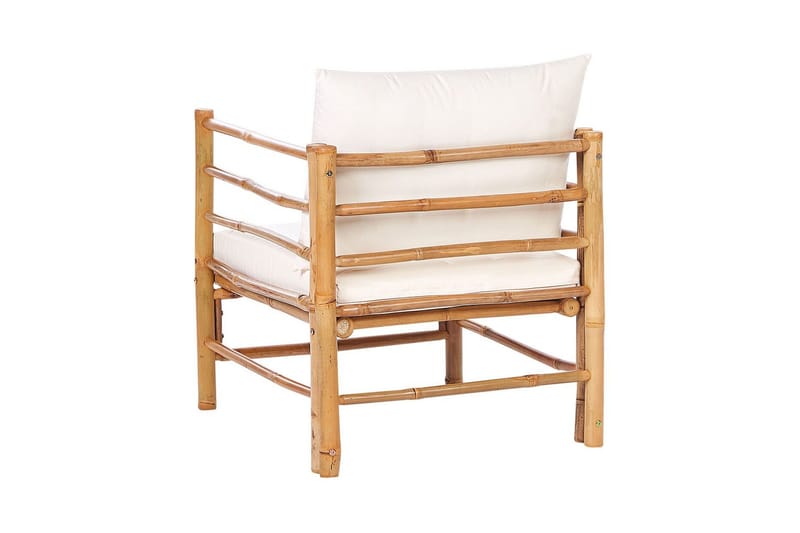 Villa Castelli Utefåtölj - Vit/Ljusbrun - Utemöbler & utemiljö - Utestol & trädgårdsstol - Utefåtölj & loungefåtölj