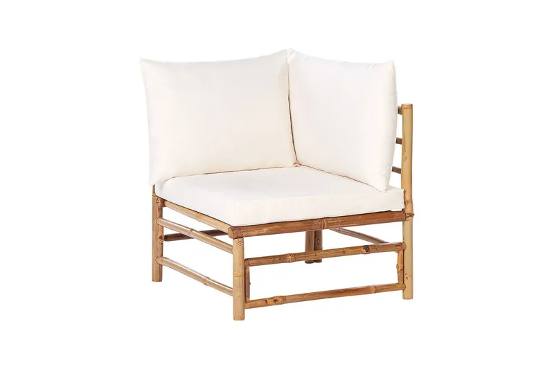 Villa Castelli Utefåtölj, Vit/Ljusbrun