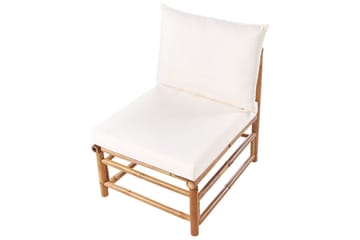 Villa Castelli Utefåtölj - Vit/Ljusbrun - Utemöbler & utemiljö - Utestol & trädgårdsstol - Utefåtölj & loungefåtölj