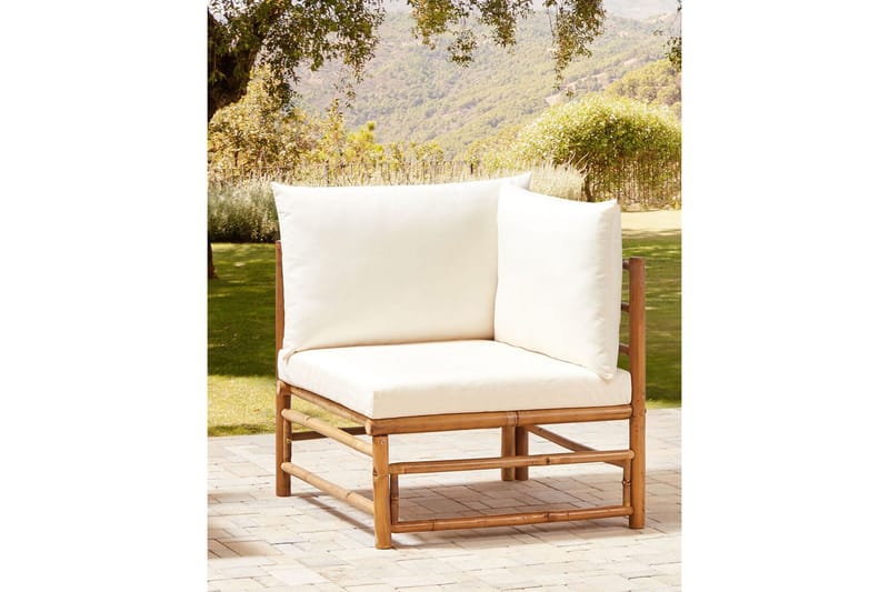 Villa Castelli Utefåtölj - Vit/Ljusbrun - Utemöbler & utemiljö - Utestol & trädgårdsstol - Utefåtölj & loungefåtölj