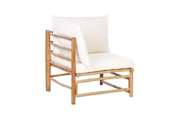 Villa Castelli Utefåtölj - Vit/Ljusbrun - Utemöbler & utemiljö - Utestol & trädgårdsstol - Utefåtölj & loungefåtölj