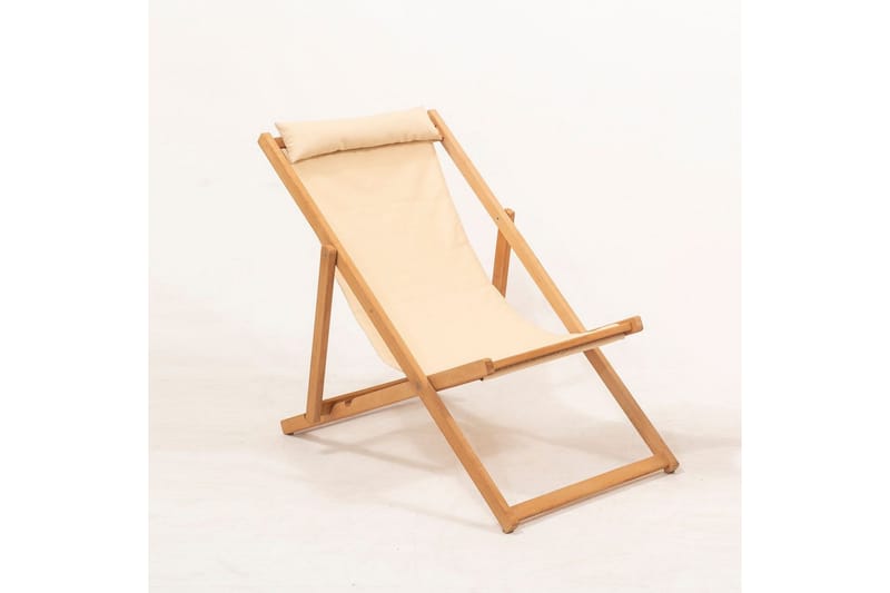 Zarith Solstol 59x44 cm - Cremevit - Utemöbler & utemiljö - Utestol & trädgårdsstol - Solstol