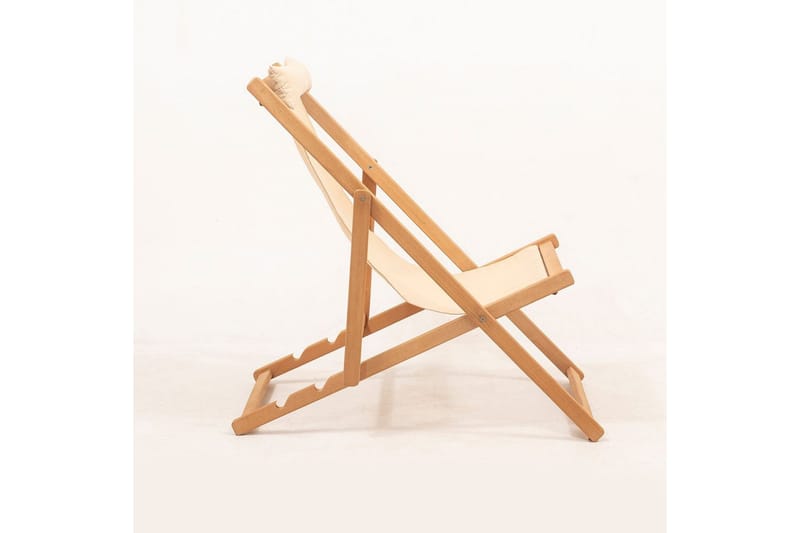 Zarith Solstol 59x44 cm - Cremevit - Utemöbler & utemiljö - Utestol & trädgårdsstol - Solstol